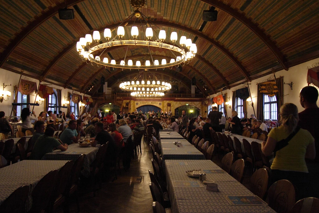 Hofbräuhaus is especially welcoming with beer